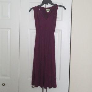 Converse purple dress